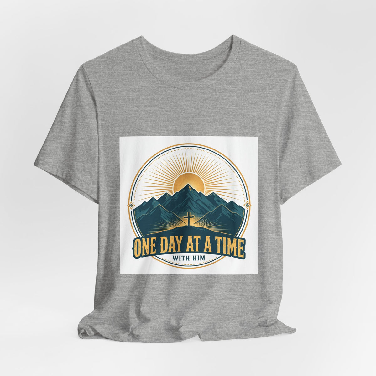 One Day at a Time With Him Tee