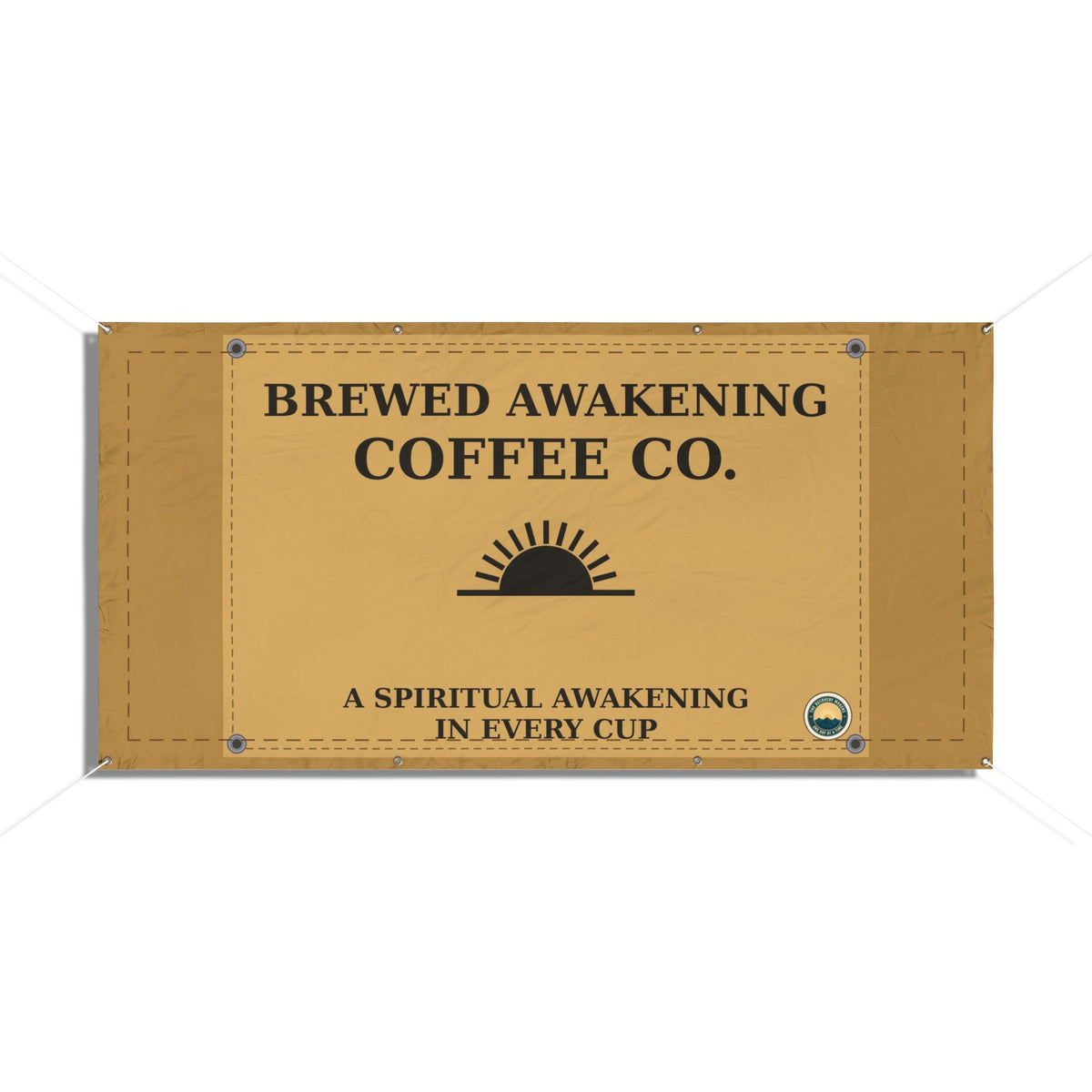 Brewed Awakening Coffee Co. Vinyl Banner