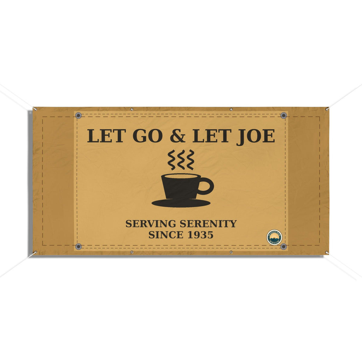 Let Go & Let Joe Vinyl Banner