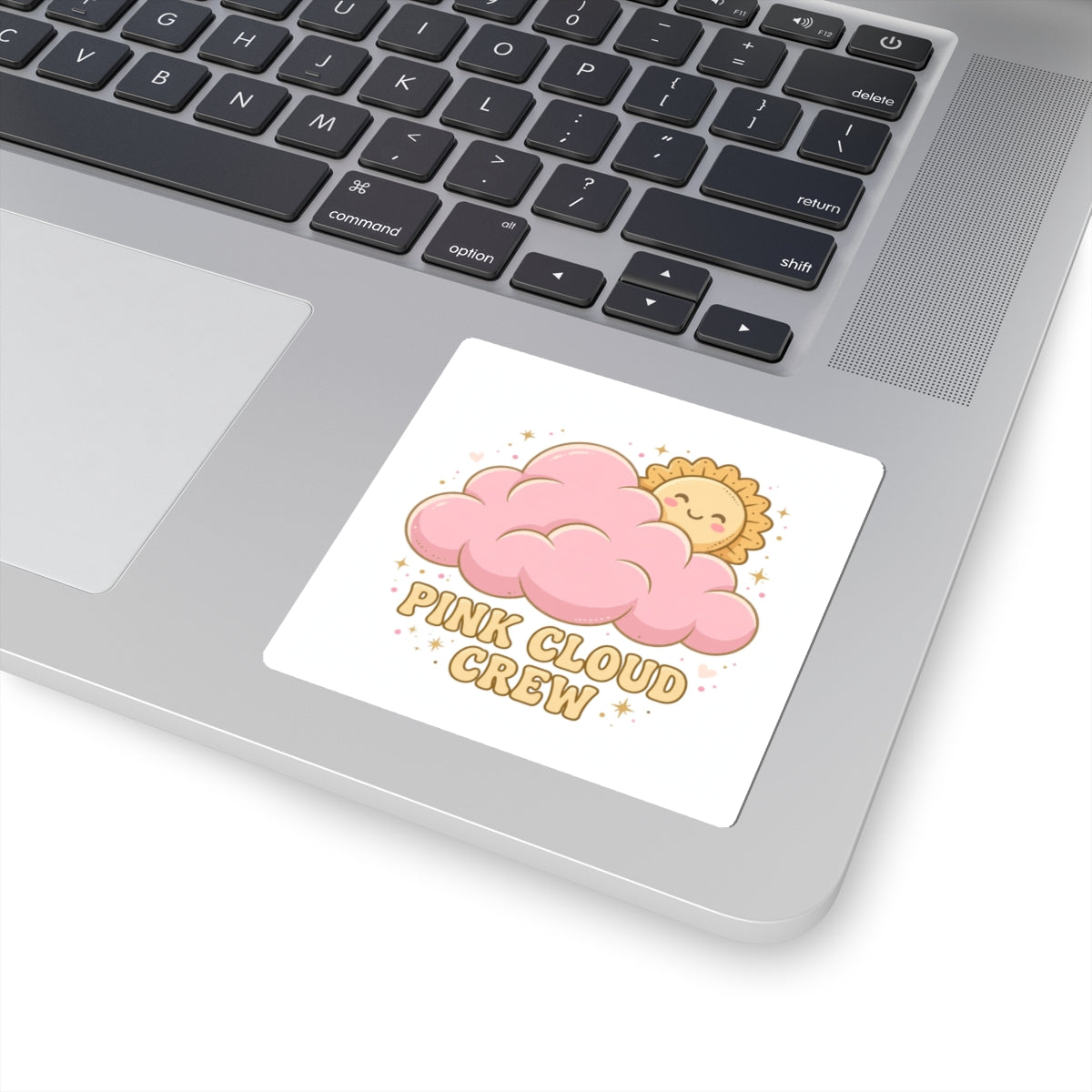 Pink Cloud Crew Sticker