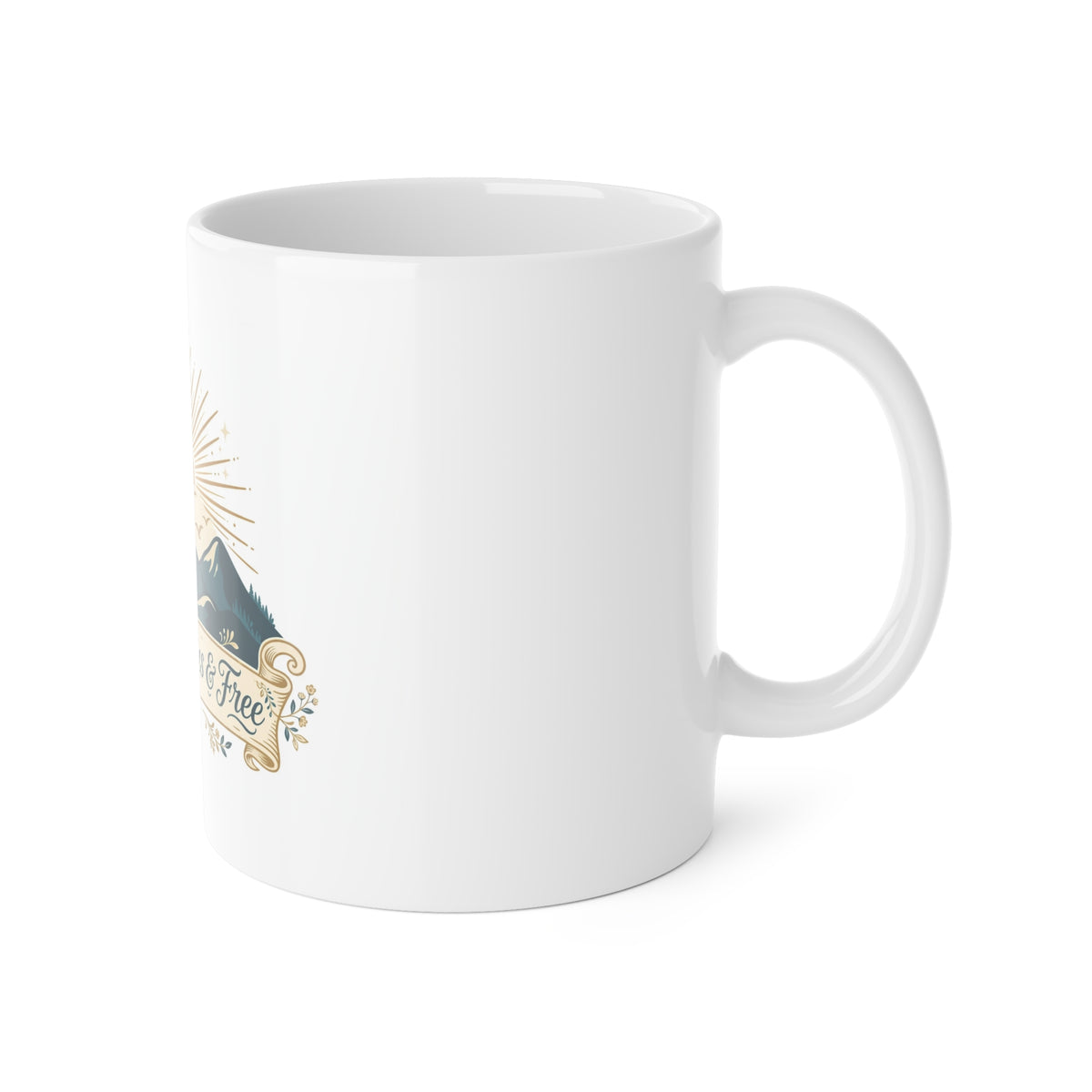 Happy, Joyous & Free Mug