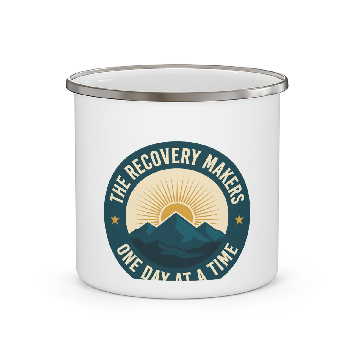 Sunrise Emblem Enamel Mug