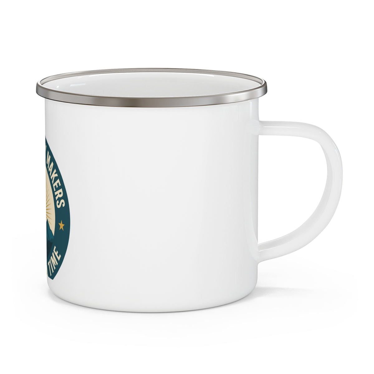 Sunrise Emblem Enamel Mug