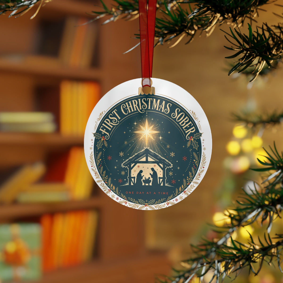 First Christmas Sober Ornament