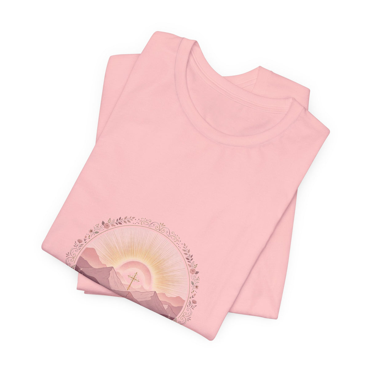 Sober by the Grace of God Tee — Pink