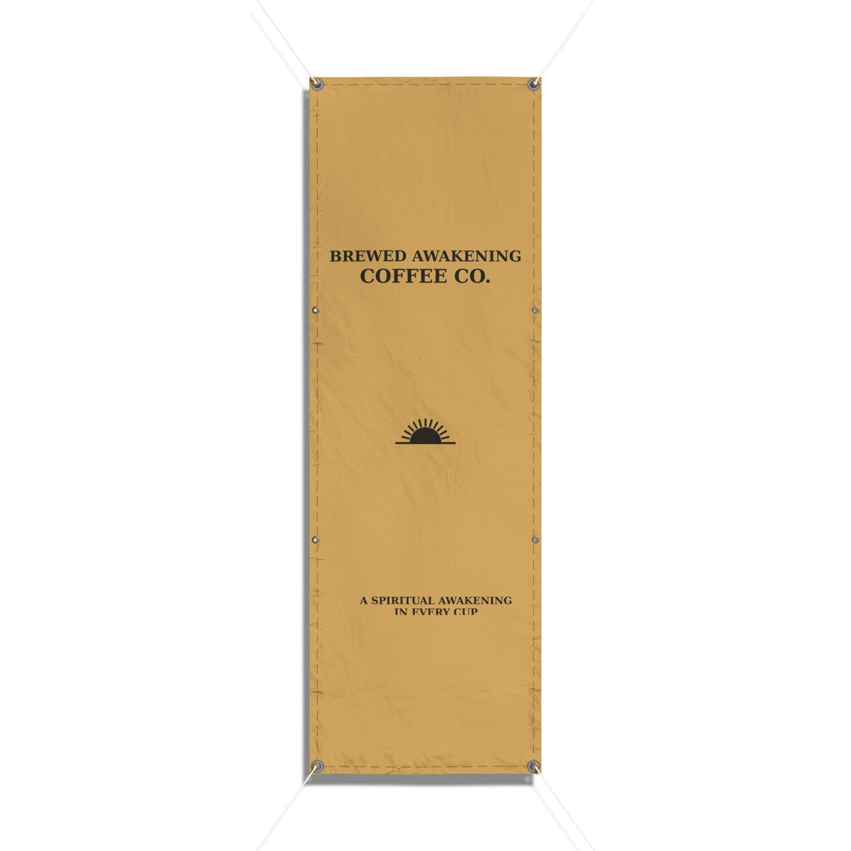 Brewed Awakening Coffee Co. Vinyl Banner