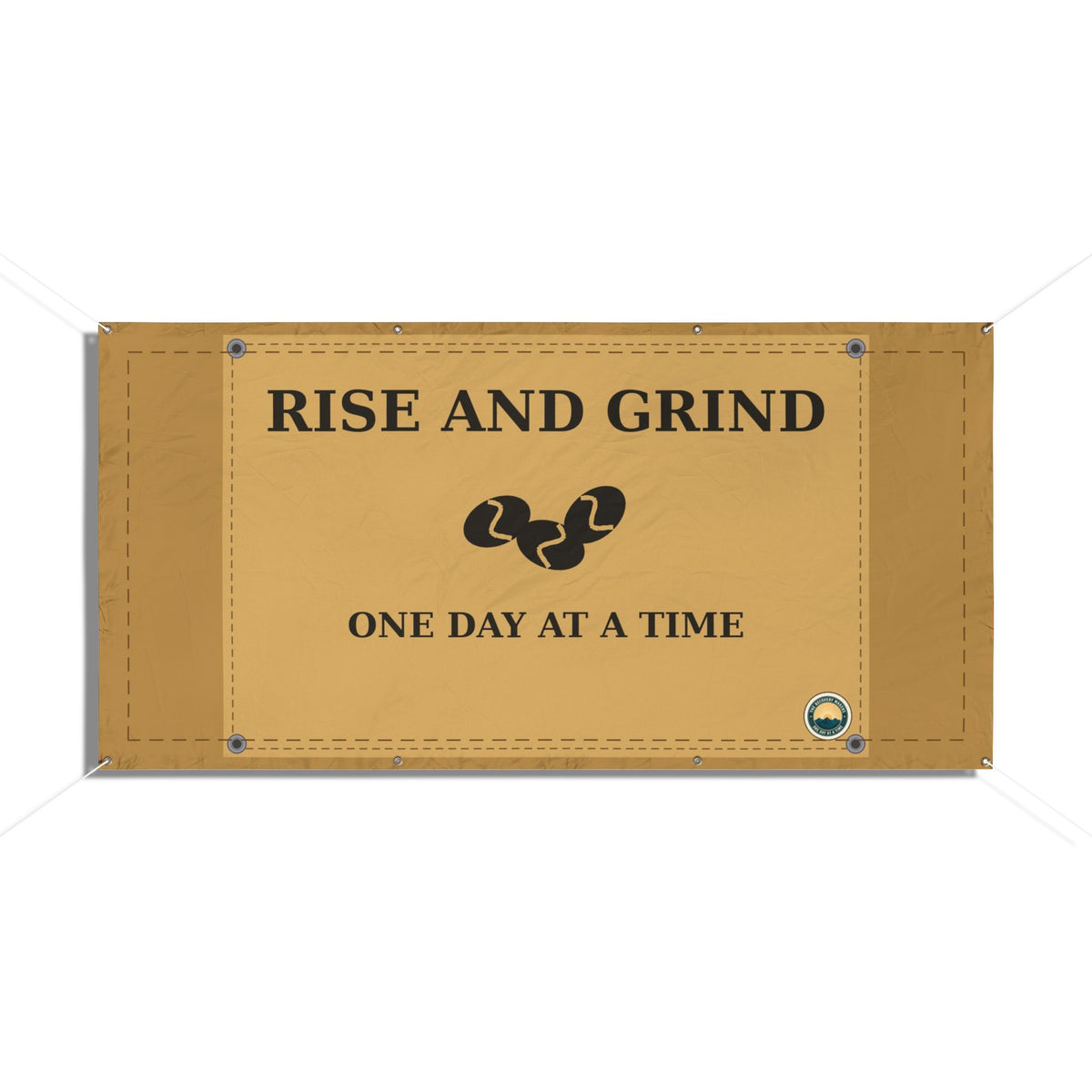 Rise and Grind Vinyl Banner