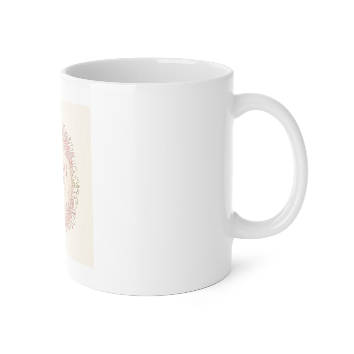 Amazing Grace Hymn Mug — Pink