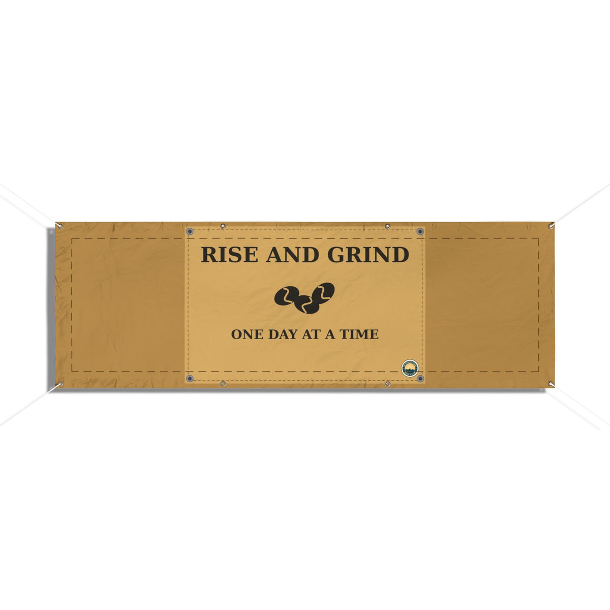 Rise and Grind Vinyl Banner