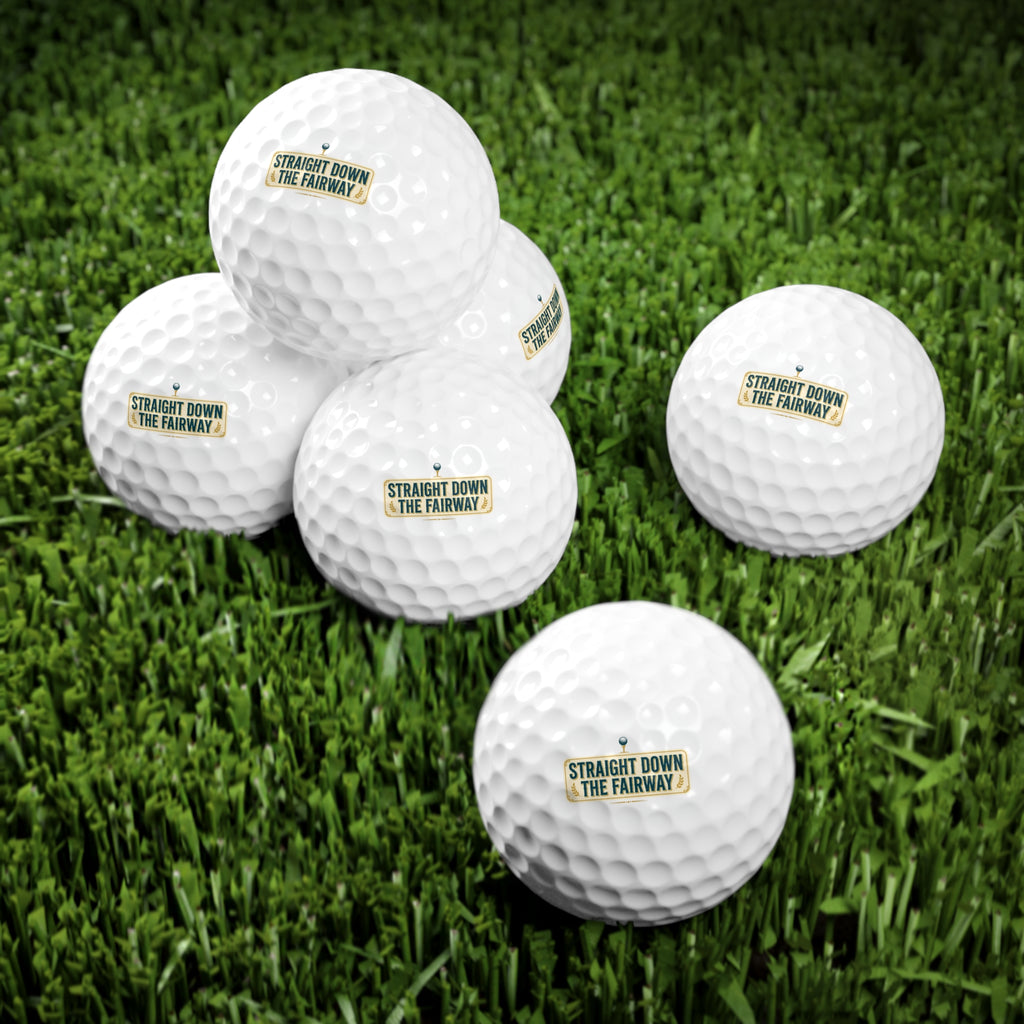 Straight Down the Fairway Golf Balls
