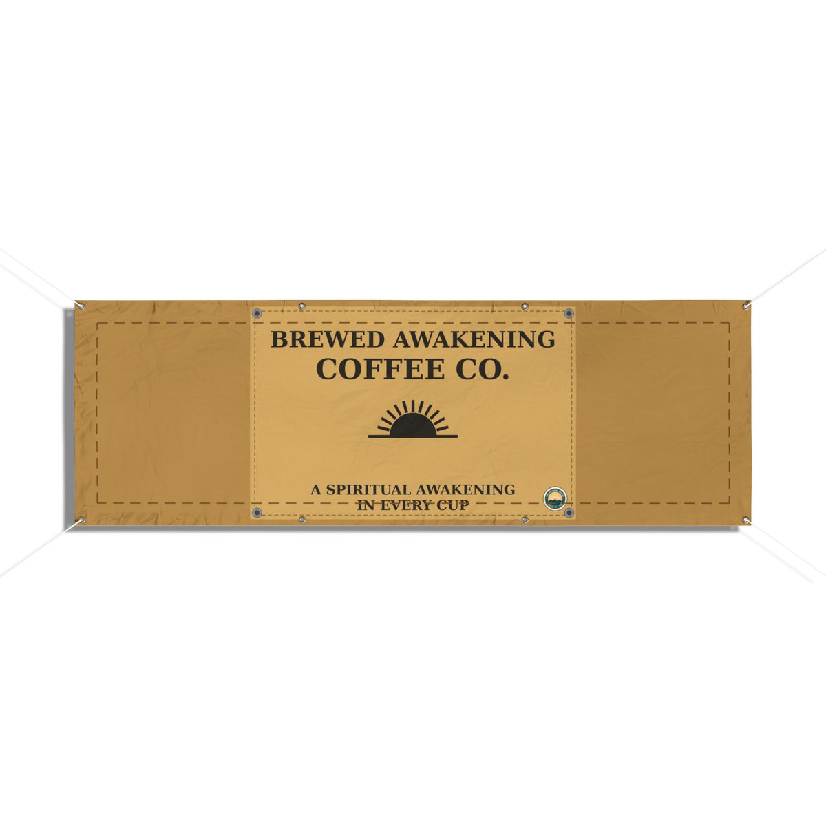 Brewed Awakening Coffee Co. Vinyl Banner