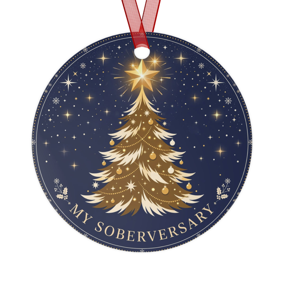My Soberversary Ornament