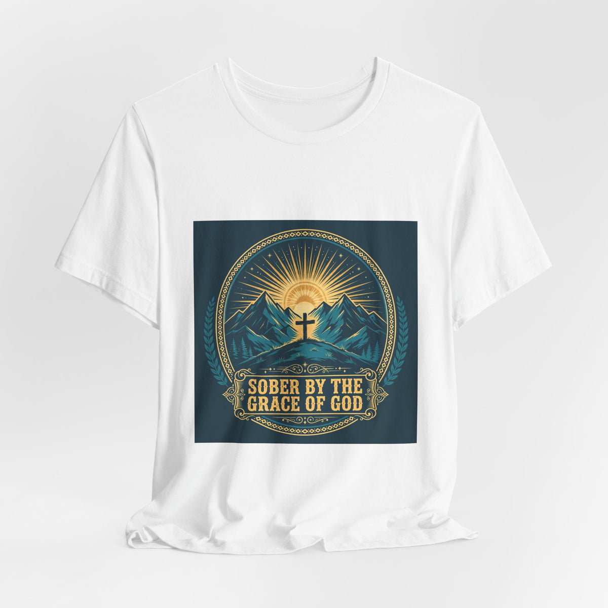 Sober by the Grace of God Tee