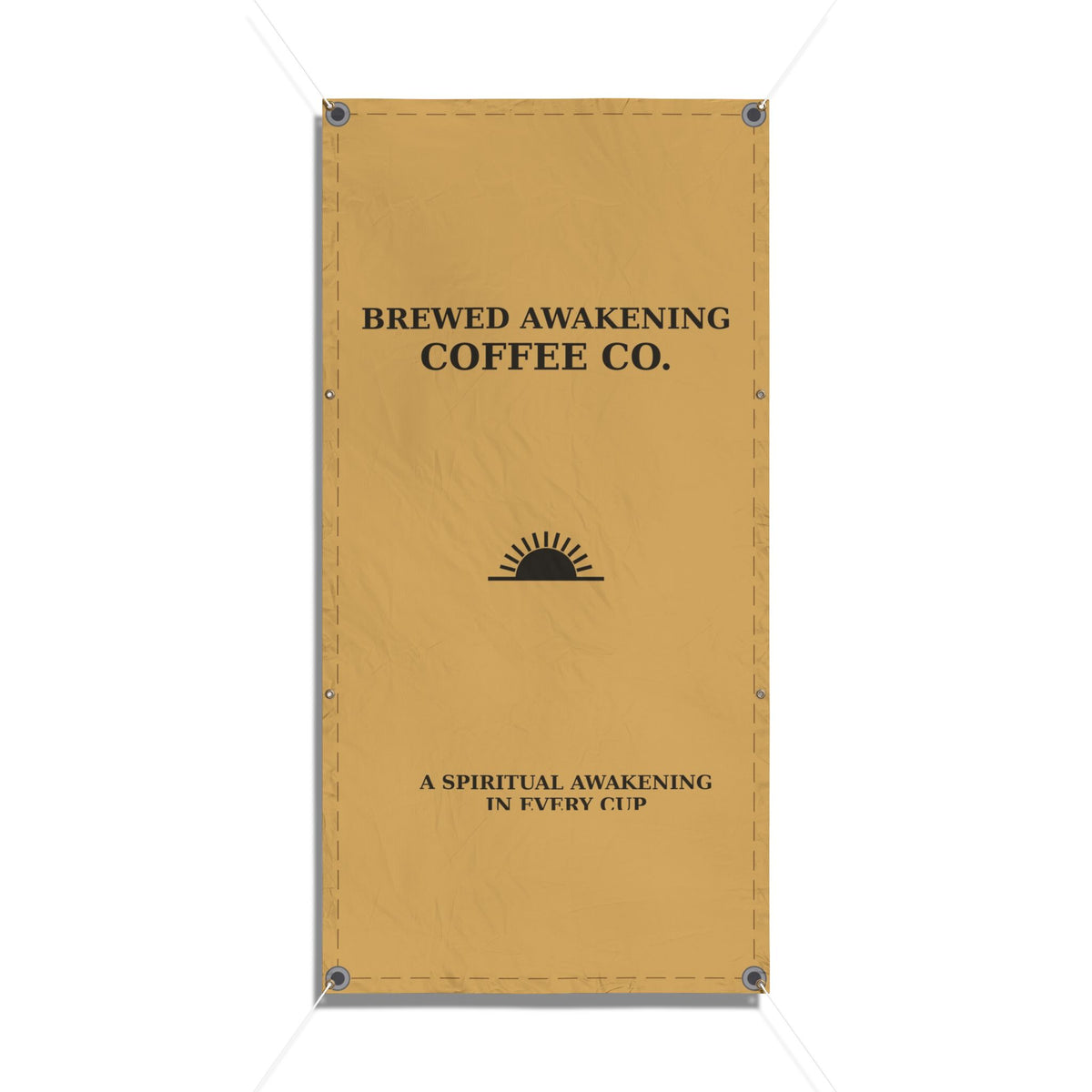 Brewed Awakening Coffee Co. Vinyl Banner