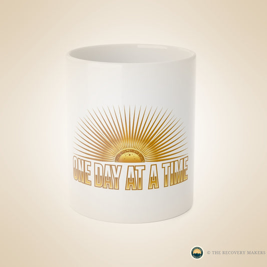 One Day At A Time Mug - lifestyle photo
