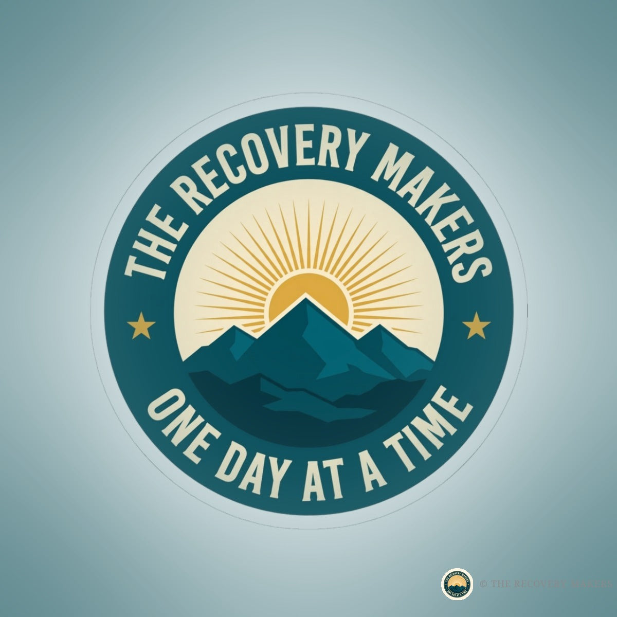 The Recovery Makers Logo Sticker - lifestyle photo