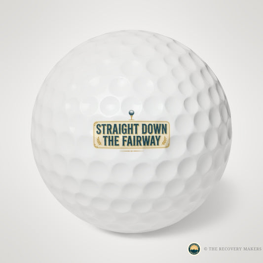 Straight Down the Fairway Golf Balls - lifestyle photo