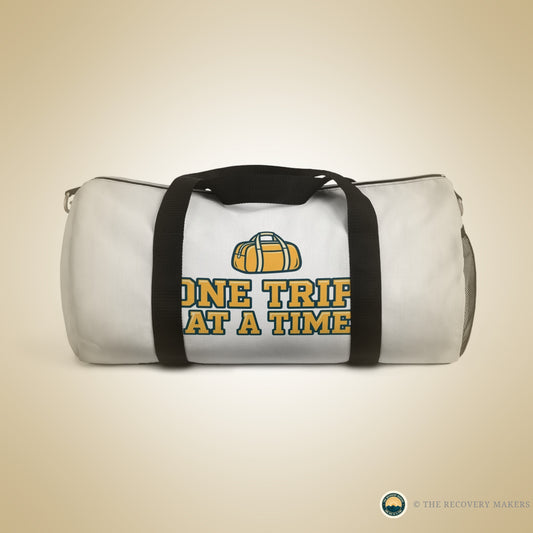One Trip At A Time Duffel Bag - lifestyle photo