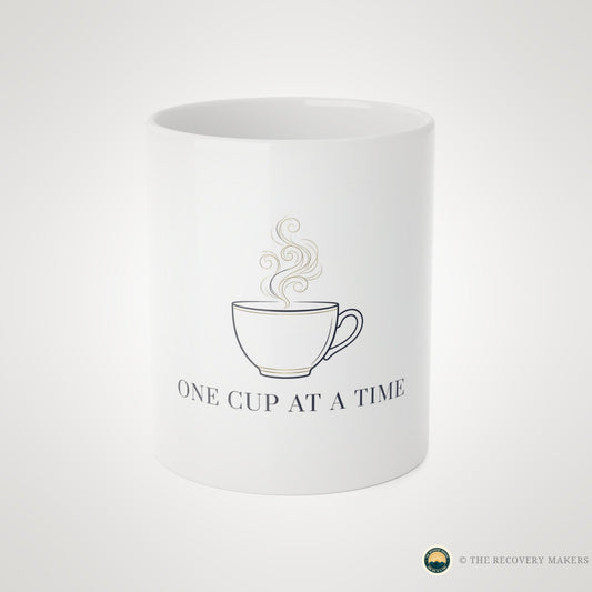One Cup At A Time Mug - lifestyle photo