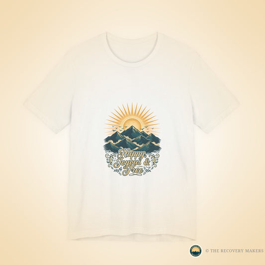 Happy Joyous and Free Tee - lifestyle photo