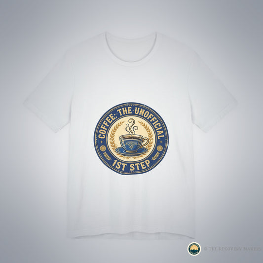 Coffee The Unofficial 1st Step Tee - lifestyle photo