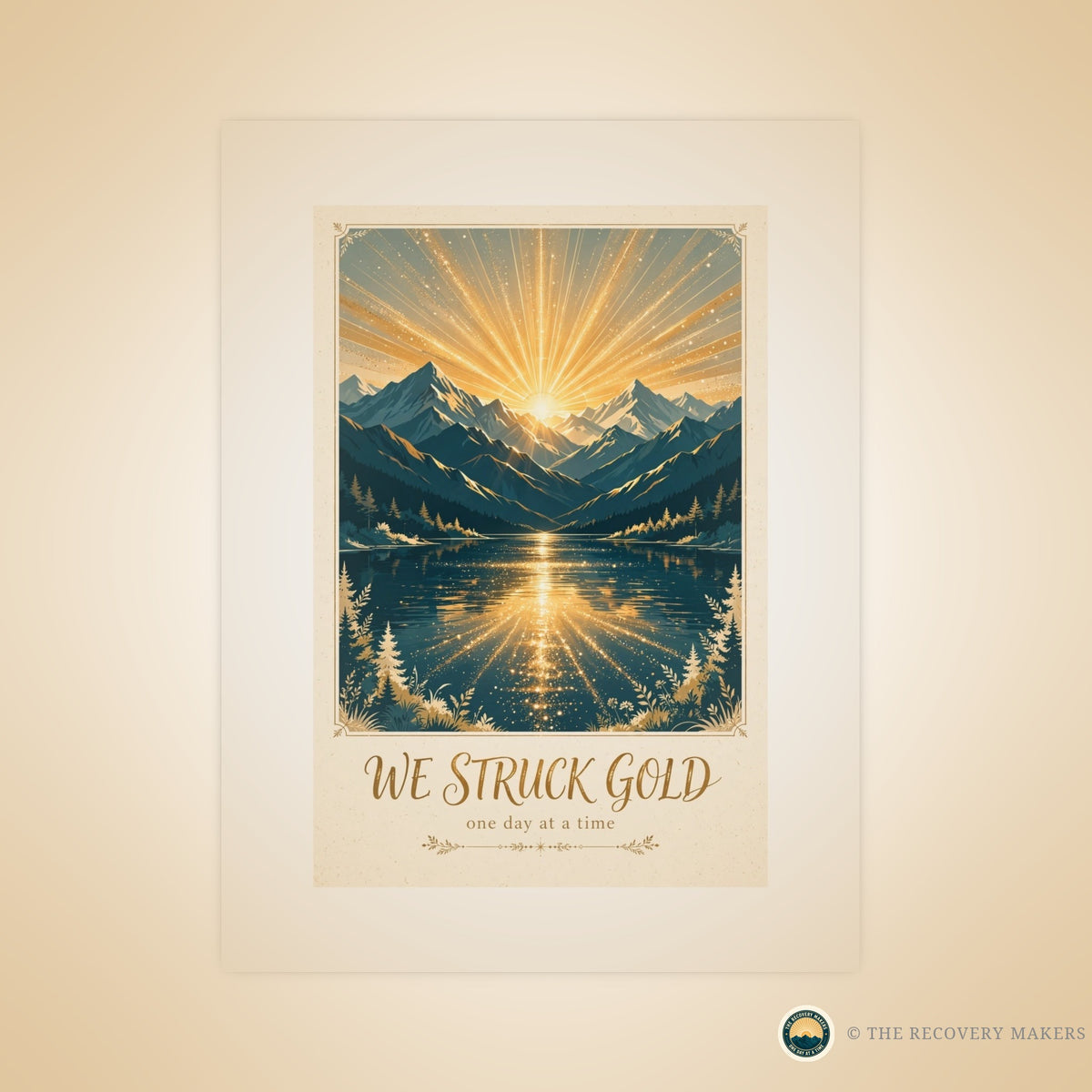 We Struck Gold Poster - lifestyle photo