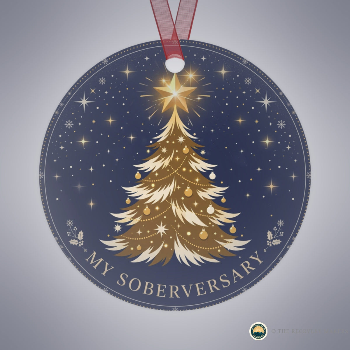 My Soberversary Ornament - lifestyle photo