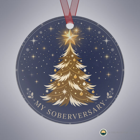 My Soberversary Ornament - lifestyle photo