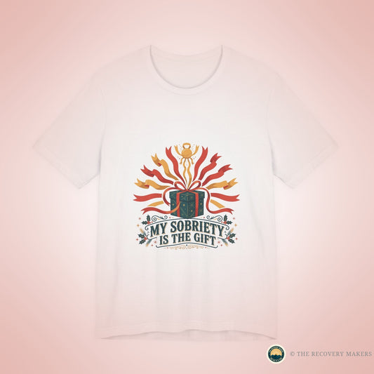 My Sobriety Is the Gift Tee - lifestyle photo