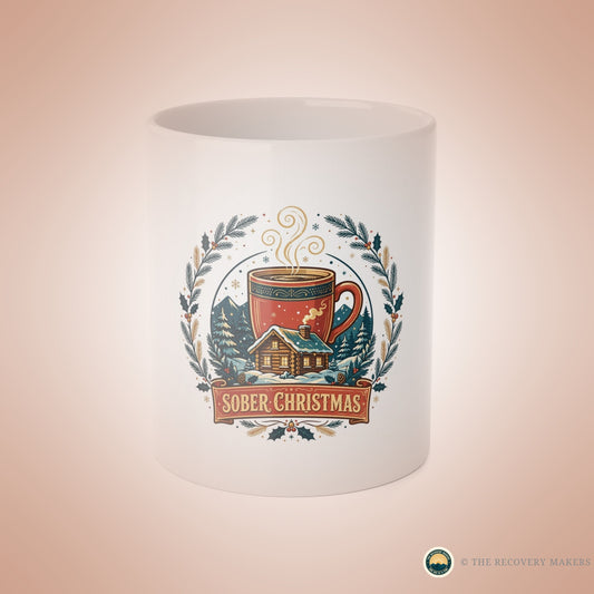 Sober Christmas Mug - lifestyle photo