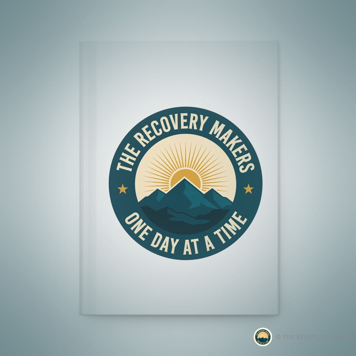Meeting Notes Hardcover Notebook - lifestyle photo