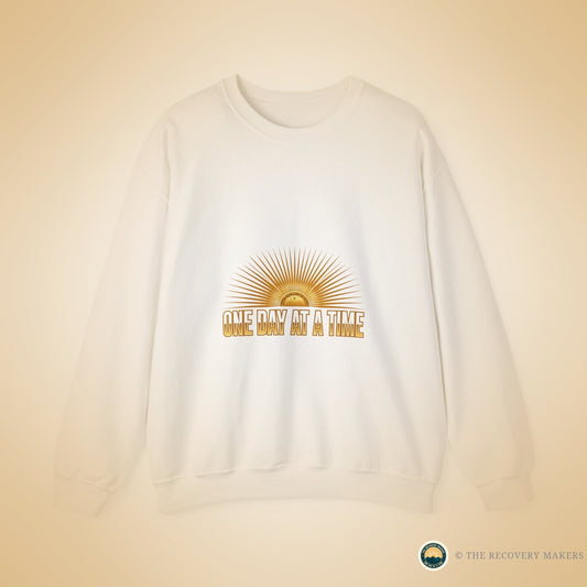 One Day At A Time Crewneck - lifestyle photo