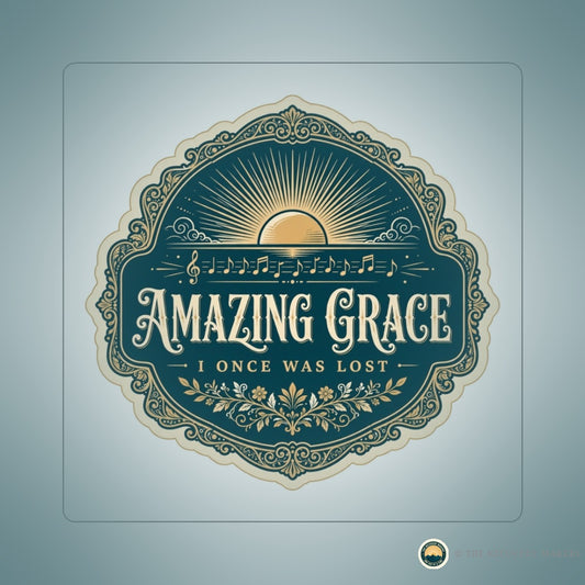 Amazing Grace Sticker - lifestyle photo