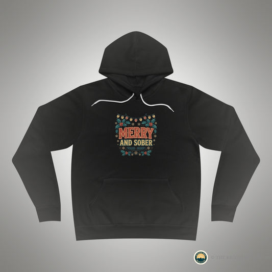 Merry and Sober Hoodie - lifestyle photo
