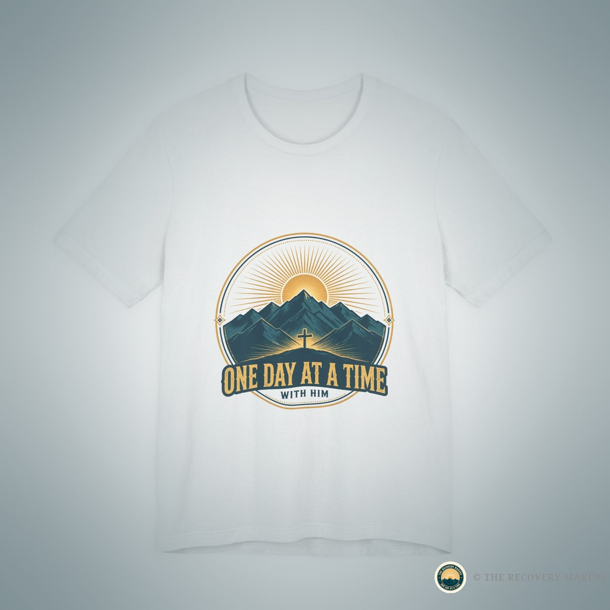 One Day at a Time With Him Tee - lifestyle photo