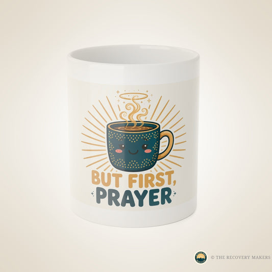 But First, Prayer Mug - lifestyle photo