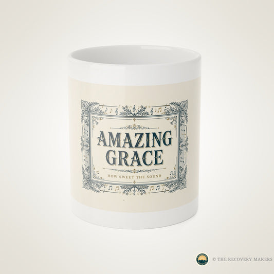 Amazing Grace Hymn Mug - lifestyle photo