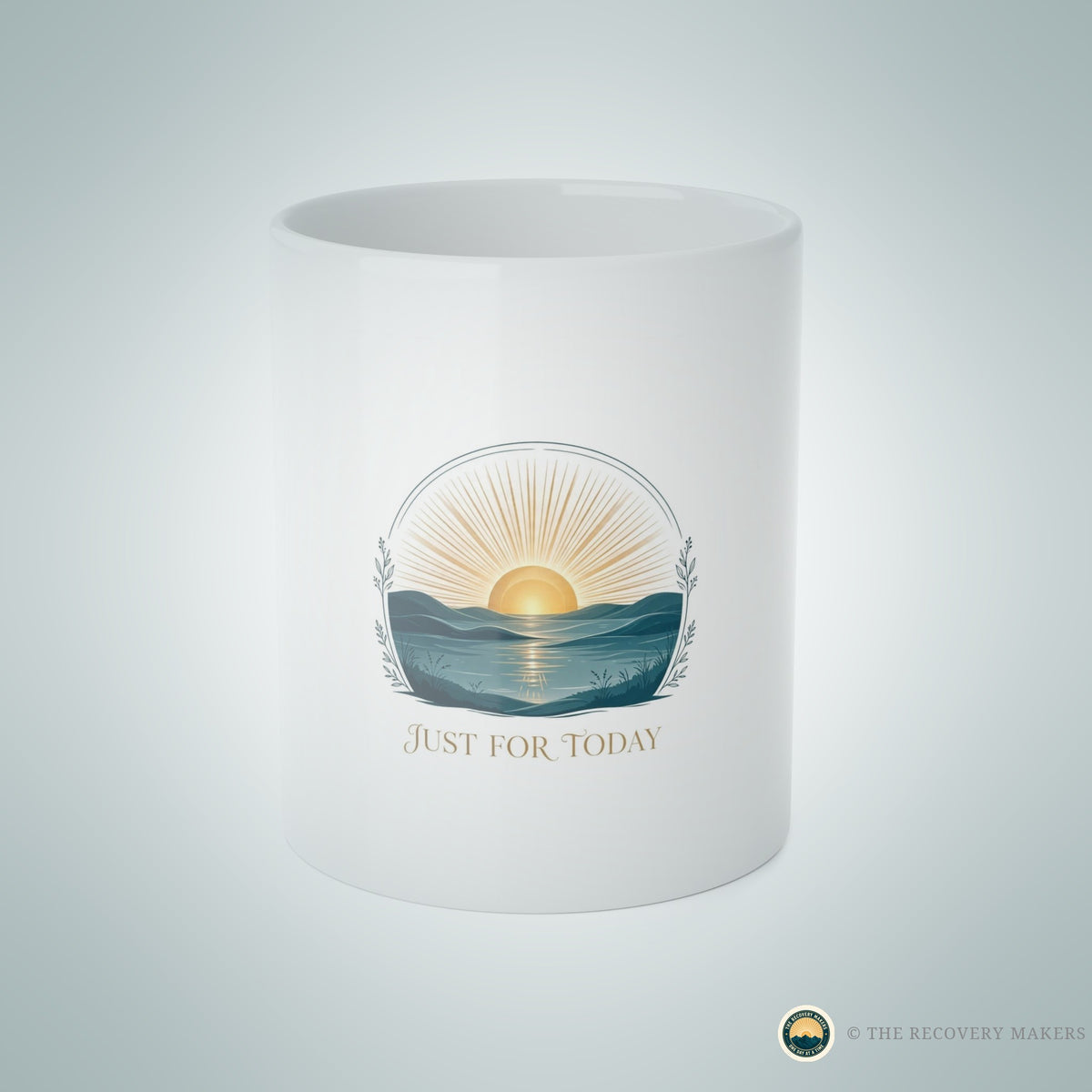 Just for Today Intention Mug - lifestyle photo